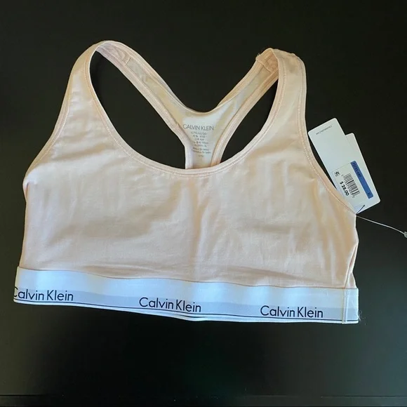 🌱 Calvin Klein Modern Cotton Unlined Bralette - Picture 2 of 8